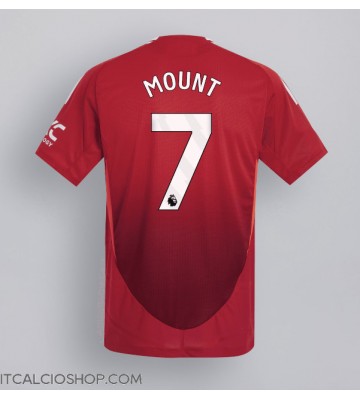Manchester United Mason Mount #7 Prima Maglia 2024-25 Manica Corta